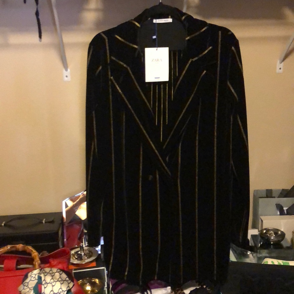 Zara velvet black and gold suit NO OFFERS